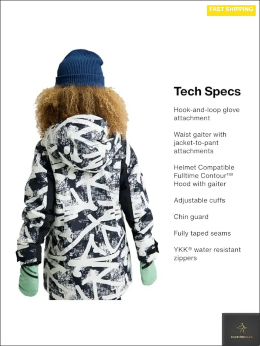 Kids Insulated Snowboarding Jacket 15k Waterproof W/ Room To Grow